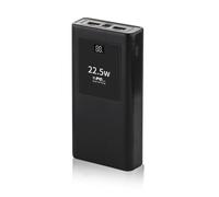 Shntig Custodia Ricarica per polimeri PD22.5W Custodia per Alimentatore Mobile Display a LED Caricabatterie Portatili con Guscio in Lega Alluminio con Batteria Rimovibile