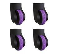 Shntig La valigia in silicone con copriruota per bagagli da 4 riduce rumore dello spinner per bagagli per la maggior parte delle rotelle in silicone