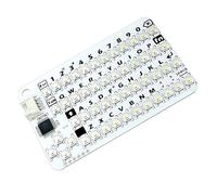 Shntig Scheda KB V1.1 tastiera programmabile con microcontroller MEGA8A per funzioni personalizzabili Tastiera ABS stabile piccola tastiera