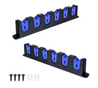 Shntig Supporto per Canna da Pesca Montato a Parete Supporto Orizzontale Rack stoccaggio a soffitto Contiene 6 canne Portacanne per Garage o Montaggio a soffitto
