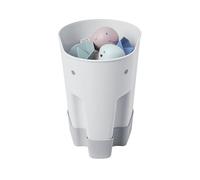 Shnuggle Ellie Bath - Contenitore per giocattoli per neonati e bambini con vassoio antigoccia, realizzato al 98% in plastica riciclata, si asciuga meglio di una rete per giocattoli da bagno