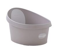 Shnuggle Vasca da bagno per bambini | Vasca da bagno più grande per bambini più grandi al bagno|Include schienale in schiuma calda e morbida, superficie antiscivolo | Include tappo per il bagno facile di scarico, beige talpa