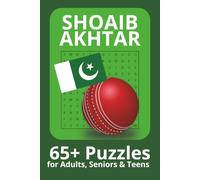 Shoaib Akhtar Word Search Puzzle Book: Word Searches with Easy to Read Print about Shoaib Akhtar, Cricket, Pakistan and more | 6x9 inches| 65+ puzzles . . . Gift for Vacations, Holiday and Free Times