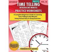 Shobha Advanced Time Telling - Introducing Minutes - Practice Worksh (Tascabile)