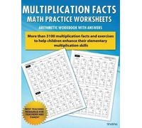 Shobha Multiplication Facts Math Worksheet Practice Arithmetic Workb (Tascabile)