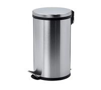 SHOBI Pattumiera a Pedale da Bagno in Acciaio Inox, Cestino da Camera con Chiusura Soft e Cestino Removibile, Ideale per Strutture Ricettive hotel e b&b (1, 5 Litri)