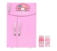 SHOBIDO - Sanrio My Melody Refrigerator Shaped Case & Lip Balm Set 3 pcs