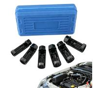 Shock Absorber Remover Install Set - 6 Pieces Strut Socket Set | Shock Absorber Socket for Automotive Vehicles Trailers RVs Traveling Commuting