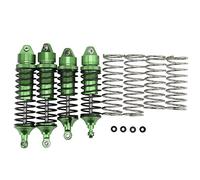 Shock anteriore e posteriore in alluminio Shock anteriore e posteriore Assorbitore di guida bilanciata per la tenacia U4 di Losi Lasernut 1/10 (Verde)