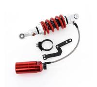 Shock aria Assorbitore di sospensione posteriore Centro 205mm 235 mm 260mm 285 mm Compatibile con bici da 125 cc da 135 cc e modelli simili tra cui GROM MSX125 MSX125 SF TNT125 TNT135(Red 285mm)