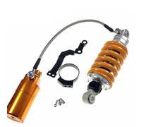 Shock aria Assorbitore di sospensione posteriore Centro 205mm 235 mm 260mm 285 mm Compatibile con bici da 125 cc da 135 cc e modelli simili tra cui GROM MSX125 MSX125 SF TNT125 TNT135(Yellow 235mm)