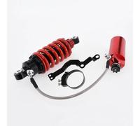 Shock aria Assorbitore di sospensione posteriore Centro 205mm 235 mm 260mm 285 mm Compatibile con bici da 125 cc da 135 cc e modelli simili tra cui GROM MSX125 MSX125 SF TNT125 TNT135(Red 235mm)