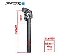 Shock Assorbente MTB Bici da Strada Sospensione Reggisella Con Parallelogramma
