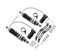 Shock di sospensione posteriore con serbatoio remoto compatibile con tourning CVO Road Limited Street Flhx Road King Special Ultra Flhx Motorcycles(Black)