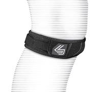 Shock Doctor 863 Fascia di supporto per rotula, unisex, adulto, nero, S/M