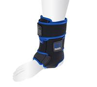 Shock Doctor Adulti Ice Compressione Recovery Tutore per Caviglia, Unisex, Ice Recovery Kompression Knöchel Bandage, Nero