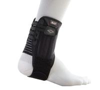 Shock Doctor - Cavigliera con stabilizzatore bilaterale, Bandage Ankle Stabilizer Flexible Support Stays, Nero, S