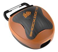 Shock Doctor Custodia Anti Batterica Per Paradenti Arancione Karate Pugilato TKD