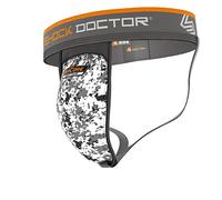 Shock Doctor - Maglietta Aircore morbido Cup supporter, Uomo, Aircore, White, M