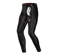 Shock Doctor Sospensorio Hockey da Compressione Pant Uomo con Bioflex, Uomo, Tiefschutz Kompressions-Hockey-Pant mit Bioflex Cup, Nero