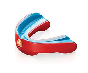 Shock Doctor Youth Gel Nano paradenti, Bambino, Paragengive, Gel Nano, Pearl Red