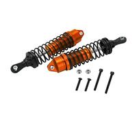 Shock in lega di alluminio SCROCCHI ALTA ELASTICITÀ Springs per JLB 1/10 RC Car Truck Series (Arancia)
