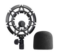 Shock Mount & Filtro Antipop - Shockmount con filtro anti-pop per Blue Yeti e Blue Yeti Pro Microfono, Lega Supporto Antiurto Riduce vibrazioni di YOUSHARES