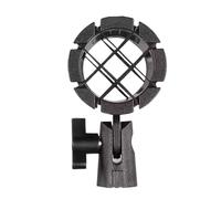 Shock Mount Microphone Holder - Anti-Vibration Clip For Recording | Studio Shockmount Stand For Podcast, Streaming, Home Setup | Shock-Proof Support For Condenser Mics