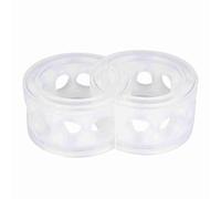 Shock per auto 2 pc cheotime, ammortizzatore trasparente per ammortizzatore per auto-ammortizzatore TPE tampone a molla tampone cuscino tampone molla per cuscino a molla di tipo (D)