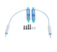Shock RC Shock Smorghi Assorbitore in lega di zinco Assorbimento ad alte prestazioni Dampioning Regolabile Design a doppia molla per 1/10 RC Crawler Crawler Car Blue 2pcs (80 mm)