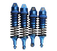 Shock Struts Damper Aluminum Alloy Heavy Duty Front Rear Shock Absorber Set Vibration Reduction Performance Upgrade for 727 1/10 RC Car Dark Blue 4 Pieces