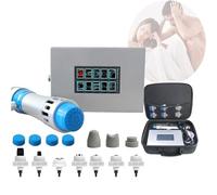 Shock Wave Machine, Shockwave Therapy Instrument, 7 testine di massaggio soddisfano varie esigenze, regolazione dell'intensità del massaggio, massaggiatore di tessuti profondi, per schiena, spalle