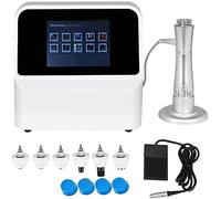 Shock Wave Pain Instrumented Extracorporeal Electromagnetic Shock Wave Machine Muscle Massager - Dispositivo Laser Antidolorifico - Con 6 Diverse Teste Di Massaggio Per Alleviare Il Dolore