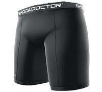 shockdoctor Doppia da Donna Indumenti protettivi Ultra Sliding Pantaloncini da Uomo a Compressione, Donna, Schutzkleidung Damen Ultra Doppel Kompressions-Sliding-Short, Nero