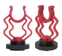 Shockmount per microfono video esterno LUORNG 2 pezzi su fotocamera microfono Shock Mount staffa con 1/4" scarpa fredda per RODE VideoMicro, MM1, VXR10, MCM-1, M80 Mini microfono cardioide fucile