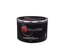 ShockOut Contenitore di 60 OVERGRIPS Premium Perforati Bianco Nero