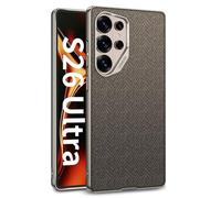 Shockproof Case For Samsung Galaxy S26/S26 Plus/S26 Ultra, Camera Protection Cover, Frosted Anti-Fingerprint Skin-Friendly Business Case(Brown,S26 Plus)