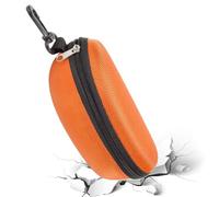 Shockproof Sunglasses Case - EVA Eyeglass Storage, Protective Glasses Holder, Compact EVA Case with Felt Interior, Clip On Carry Pouch with Secure Closure, Travel Gear Organizer for Hiking Camping