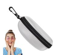 Shockproof Sunglasses Case - EVA Eyeglass Storage, Protective Glasses Holder, Compact EVA Case with Felt Interior, Clip On Carry Pouch with Secure Closure, Travel Gear Organizer for Hiking Camping