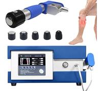 Shockwave Therapy Machine ED - Massaggiatore per alleviare il dolore, per lesioni sportive, dolori articolari, trattamento ED - Massaggiatore per tessuti profondi con 5 testine massaggianti