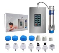 Shockwave Therapy Machine - Massaggiatore per rilassamento muscolare per alleviare il dolore e il recupero del corpo, con 7 testine intercambiabili
