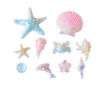 Shoe Charms Set - Resin Colorful Sandal Accessories, Sea Theme Decorations