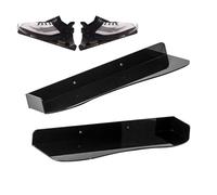 Shoe Display Shelf, Floating Acrylic Shoe Wall Rack, Clear Storage Stand Organizer, Advertising Sneakers Holder, Ideal for Collectors, Home, Interior Decoration and Retail