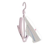 Shoe Drying Hanger - 27,5 cm Rotating Rack For Shoes, 360 Degree Windproof Design Dries Two Pairs Socks Insoles Shoelaces | Double Groove Drainage Hanger For Large Smalls Crossbarsa, rosa, Vedi la