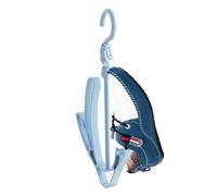 Shoe Drying Hanger - Portable 360 Degree Rotating Shoe Rack For 2 Pairs | PP Material, 360 Degree Rotating Design, Double Groove Structure, Drains Quickly, Holds 2 Pairs of Shoes, 10.83 x 6.89 Inch