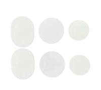 Shoe Patches, Heel Protectors, Toe Hole Repair Kit, Non-Slip Polyester Inserts, Multi-Size Self-Adhesive Pads, Maintenance Protection Use, 1.97x1.57 Inches, Black White, 6 Pieces