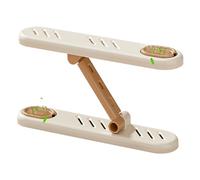 Shoe Rack Expandable - 2-Tier Expandable Sneaker Organizer | Adjustable Shoe Organizer with Aromatherapy Box - for Closet Entryway Floor Bedroom Dorm Entrance Home