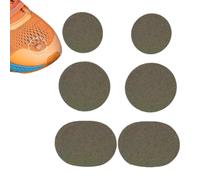 Shoe Repair Patch - Self Adhesive Toe Burst Blowout Prevention Pads, Cushioning Heel Repair Inserts, Retro Microfiber Leather Tape | Six Pieces Soles Protector, Boots Sneaker Walking Running Hiking Wo