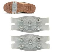 Shoe Spikes - 4.33 Inches Rubber Hiking | Non-Slip Boot Spikes - Transparent 1 Pair Lightweight Durable Traction For Winter Snow Ice Slippery Roads Outdoor Walking Climbing Fishing