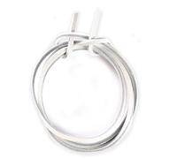 Shoe String Bianco 120cm pelle Lacci 1 Coppia - Bianco, 120cm